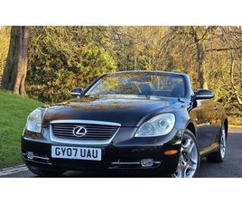 2007 LEXUS SC NOIR AUTOMATIQUE, 6 VITESSES CONDUITE À DRO...
