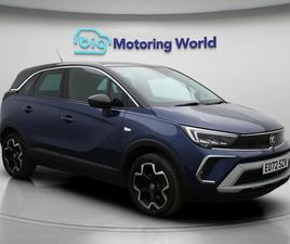 VAUXHALL CROSSLAND 1.2 TURBO ELITE EDITION SUV 5DR PETROL AUTO EURO 6 (S/S) (130 PS) 17'' ALLOY WHEELS,REAR VIEW CAM SUV 2022, 13751 MILES, £12725 - 33078465 - 
