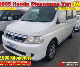 HONDA STEPWGN 2005 HONDA STEPWAGON VAN 4WD W/DUAL POWER SLIDING DOOR 82,000 KM