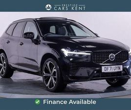 VOLVO XC60 T6 2.0H T6 RECHARGE 18.8KWH R-DESIGN AUTO AWD EURO 6 (START/STOP) 5DR