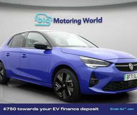 VAUXHALL CORSA-E 2021 VAUXHALL CORSA E SRI PREMIUM