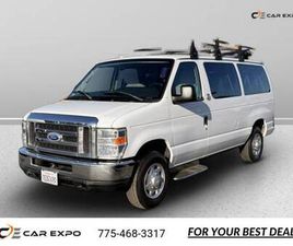 2014 FORD E150 PASSENGER XLT VAN 3D VAN OXFORD WHITE