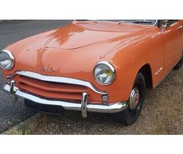 1956 SIMCA 9 ORANGE MANUEL, 4 VITESSES CONDUITE À GAUCHE...