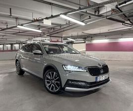 SKODA SUPERB COMBI 2.0 TDI SCR SCOUT 4X4 DSG MAGYARORSZÁGI / FRISS MŰSZAKI / VÉGIG VEZETETT SZERVÍZKÖNYV