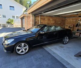 MERCEDES E350CDI CABRIO IN EINEM SEHR GUTEN ZUSTAND