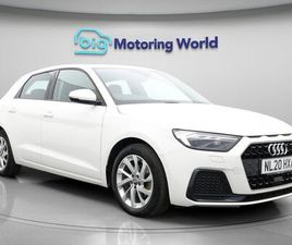 AUDI A1 1.0 TFSI 30 SPORT SPORTBACK 5DR PETROL MANUAL EURO 6 (START/STOP) (116 PS)