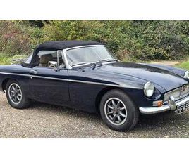 MG B ROADSTER, 1970, MIDNIGHT BLUE, TAN LEATHER A VENDRE