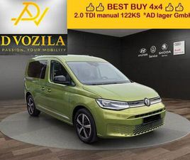 VOLKSWAGEN CADDY UTILITAIRE VW CADDY2,0TDI4X4*KAMERA*LED*GR.SJED ALCANTARA,KUKA€24.199+PDV DO REG!, 2021 GOD.