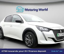 PEUGEOT 208 50KWH ALLURE PREMIUM + HATCHBACK 5DR ELECTRIC AUTO (7KW CHARGER) (136 PS)