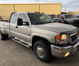 2006 GMC SIERRA 3500 SLE 4X4 (EXTENDED) 6.6L LBZ DURAMAX DIESEL