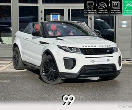 LAND ROVER RANGE ROVER EVOQUE EVOQUE CABRIOLET - BLACK PACK SIÈGES AV MASSANTS CHAUFFANTS ET CLIMATISÉS LIVRAISON RE