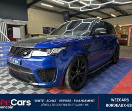 LAND ROVER RANGE ROVER SPORT 5.0 V8 SUPERCHARGED - 550 - BVA 2013 SVR PHASE 1