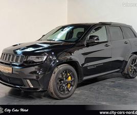 JEEP GRAND CHEROKEE TRACKHAWK 6.2 V8 710CH - 2ÈME MAIN - CARNET D'ENTRETIEN JEEP - AWD - TOIT PANO - H&K - CAMÉRA - ECHAPPEMENT SPORT - 95000KM