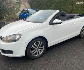 VOLKSWAGEN GOLF CABRIOLET 1.4 -TSI -122CV-CRIT AIR 1-CLIMA -JANTE-FACTURES. CARNET A JOURS -AC