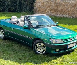 MAGNIFIQUE CABRIOLET PEUGEOT 306 ROLAND GARROS 1996 2 E MAIN ENTIEREMENT RESTAURÉ CT OK RAS