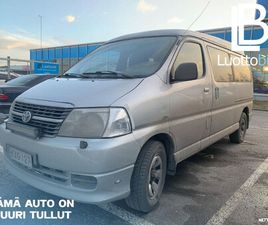 TOYOTA HIACE 2.4 D4D 4WD ** 1+8 PAIKAKKAINEN /KOUKKU / PENKINLÄMMITTIMET / ILMASTOINTI / SÄHKÖOVI / SÄHKÖLASIT / BT **