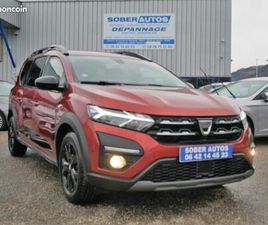 DACIA JOGGER EXTREME + ECO-G 100CV 1ERE MAIN GPS CLIM CT 2028 GTIE 1 AN TVA RECUPERABLE