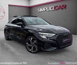 AUDI A3 SPORTBACK 35 TDI 150 S TRONIC 7 S LINE TOIT OUVRANT SIEGES CHAUFFANT AMBIANCE LED GARANTIE 12 MOIS