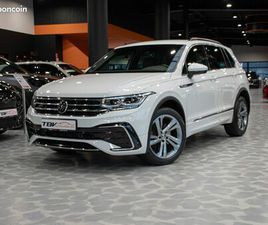 VOLKSWAGEN TIGUAN 2.0 TSI 190 CV 4MOTION TYPE R LINE ACC KEYLESS CAMERA CARPLAU ECLAIRAGE D4AMBIANCE VIRTUAL COCKPIT JANTES ALU 1ERE MAIN