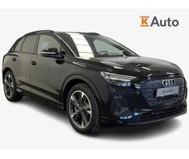 AUDI Q4 E-TRON 45 QUATTRO VORSPRUNG EDITION MUSTA OPTIIKKA I TUMMAT TAKALASIT I Q4 VARUSTEPAKETTI I YMS.