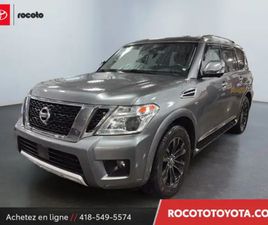 2017 NISSAN ARMADA PLATINUM PLATINUM 7 PASSAGERS