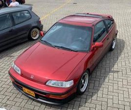 NETTE ROESTVRIJE HONDA CRX 1990 TORINO RED PEARL ROOD — HONDA — MARKTPLAATS