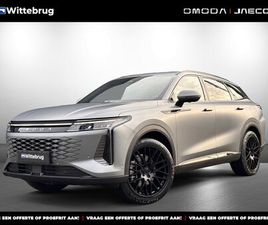 OMODA 9 SHS PREMIUM BLACK PACK PLUG-IN HYBRIDE AUTOMAAT MET 1100 KM RANGE, BLACK PACK, 21 INCH LICHTMETALEN VELGEN, LEDEREN BEKLEDING, ELEKTRSICHE STOELVERSTELL