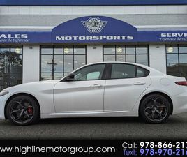 USED 2018 ALFA ROMEO GIULIA TI SPORT W/ QUICK ORDER PACKAGE 22S SPORT LOWELL MA 01851