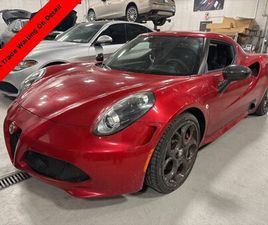 USED 2015 ALFA ROMEO 4C LAUNCH EDITION W/ CONVENIENCE GROUP FENTON MO 63026