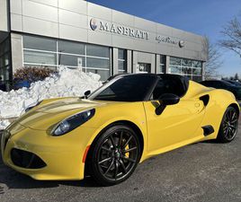 USED 2016 ALFA ROMEO 4C SPIDER CHADDS FORD PA 19317