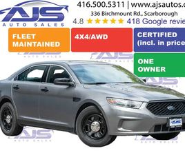 2017 FORD TAURUS AWD POLICE INTERCEPTOR SEDAN