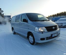 TOYOTA HIACE 2.5 D-4D 95 PITKÔ ILMASTOINTI LOHKO HUOLLETTU SUOMI-AUTO !