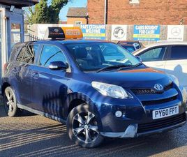 2011 TOYOTA URBANCRUISER 1.4 D-4D 5DR 4WD HATCHBACK DIESEL MANUAL