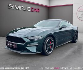 FORD MUSTANG FASTBACK V8 5.0 BULLITT ORIGINE FR CAMÉRA DE RECUL SIÈGES CHAUFFANTS GARANTIE 12 MOIS