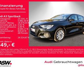 AUDI A3 SPORTBACK 30TFSI STRONIC LED NAVI PDC SHZ GRA