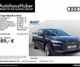 AUDI Q4 SPORTBACK 45 E-TRON QUATTRO S LINE HUD MATRIX