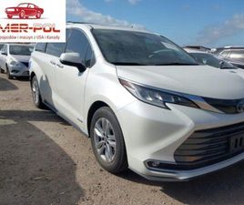 TOYOTA SIENNA LIMITED 2021 2.5L 2.5 HYBRYDA 189KM