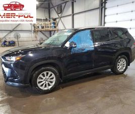 TOYOTA GRAND HIGHLANDER XLE 2024 2.4L 2.4 BENZYNA 265KM