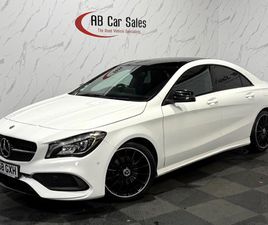 2018 (68) 1.6 CLA200 AMG LINE NIGHT EDITION (PLUS) COUPE 7GDCT EURO 6 (START/STOP) 4DR