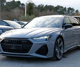 AUDI RS6 C8 4.0 V8 600 CH GRIS NARDO 1ER MAINS FRANCAISE AUCUN MALUS A PREVOIR