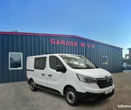 RENAULT TRAFIC VAN L1H1 CABINE APPROFONDIE 6 PLACES ADVANCE + CAMÉRA 3T BLUE DCI 130 - LEASING