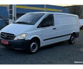 MERCEDES-BENZ VITO LONG FOURGON 113 CDI 136CH 3 PLACES 5 PORTES CLIMATISATION ATTELAGE 1ÈRE MAIN