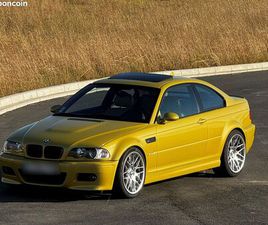 BMW M3 COUPE (E46) JAUNE PHOENIX – BOITE MÉCANIQUE