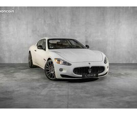 MASERATI GRANTURISMO SPORT MASERATI GRANTURISMO S 440 CH - BOITE ZF - BLANC NACRÉ - CUIR CAPPUCCINO - ECHAPPEMENT À CLAPET - CARNET & SUIVI COMPLET