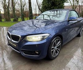 BMW SERIE 2 CABRIO 218I BMW SÉRIE 2 218 218I CABRIO SPORT LINE*PDC*CRUISE*ZETELVERWARMING