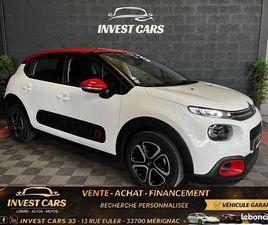CITROEN C3 SOCIÉTÉ 1.6 BLUEHDI 100CH FEEL NAV BVM5 2PL - GARANTIE 6 MOIS MINIMUM