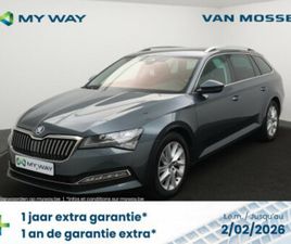 COMBI SUPERB WAGON CLEVER+ 2.0TDI 122PK *AUTOMAAT*NAVI*BLTH*CRUISE*PDC*CAMERA*SFEERVERLICHTING*ZETELVERWARMING*...