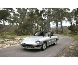 ALFA ROMEO SPIDER DUETTO 1987 ALFA ROMEO SPIDER ROUGE FONCÉ MANUEL, 5 VITESSES CON...
