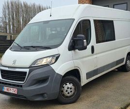 PEUGEOT BOXER 7.990EX - DUB CAB 6 ZITPLAATSEN 2016 170.000 KM