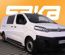 CITROU00EBN JUMPY BLUEHDI 120 XL 4X4 ** 1-OM SUOMIAUTO / ALV / WEBASTO / PUOLINAHAT / CARPLAY / TYÖKALUHYLLYT / VAKKARI **